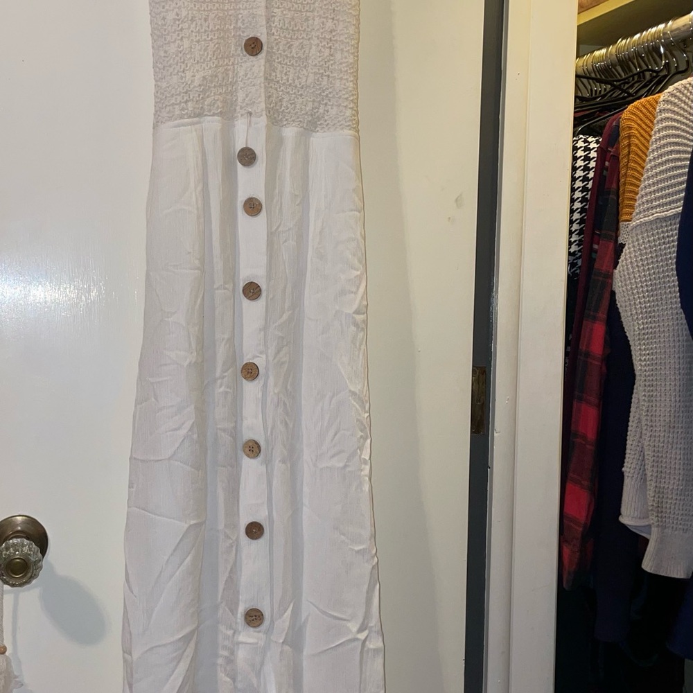 Marshalls White Pleated Dress